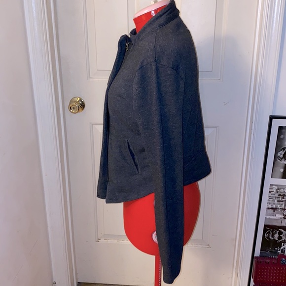 Converse Sweatshirt Motorcycle Jacket - Picture 7 of 9